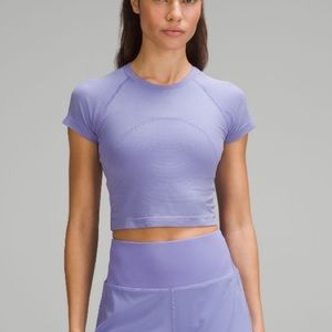 Swiftly Tech Cropped Short- Sleeve Shirt 2.0